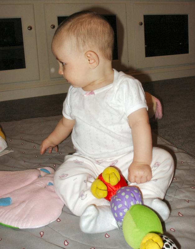 I can sit up!